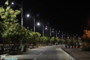 تامین روشنایی بلوار خرمشهر با نصب 70پایه روشنایی