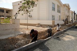 توقف کامل عملیات حفاری و تاسیسات زیر بنایی در کیش در آستانه نوروز 
