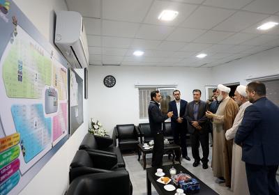 بازدید امام جمعه و مدیر عامل شرکت عمران ، آب و خدمات  از کمپ اسکان مصلی کیش