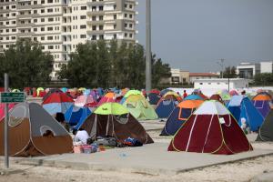 برپایی حدود 5 هزار چادر در اقامتگاه‌های موقت نوروزی کیش