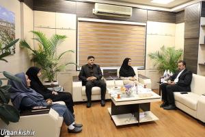 دیدار شورای شهر کیش با مدیر عامل شرکت عمران، آب و خدمات به مناسبت روز ملی شهرداری ها