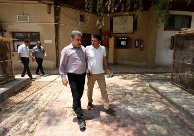بازدید سرپرست شرکت عمران ،آب و خدمات از مجموعه سوار کاری کیش