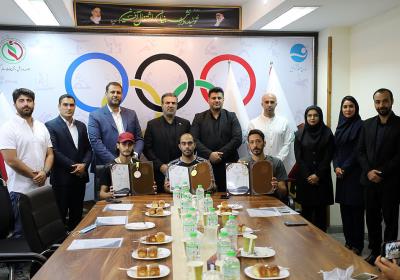 مراسم تجلیل از برگزیدگان مسابقات قهرمانی غواصی آزاد عمق ایران در کیش